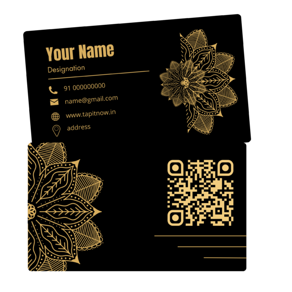 NFC Golden Floral Card